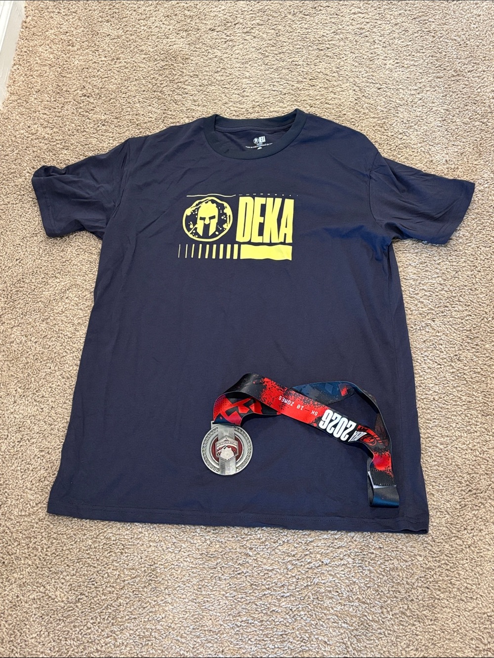 Spartan DekaFit Finisher Shirt & Medal